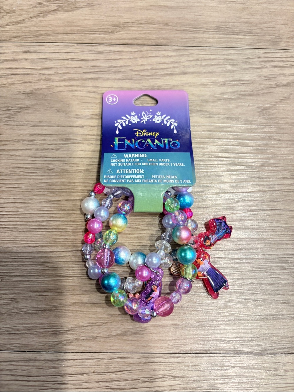Disney Encanto Kids Beaded Charm Bracelets – 3 Pack